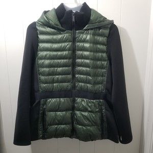 Women's Green Puffer Jacket